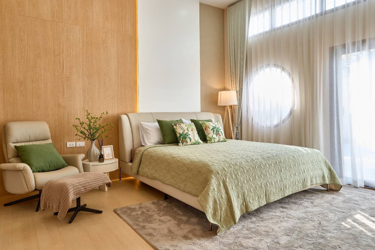 รูป ขายบ้านสร้างใหม่ สไตส์ญี่ปุ่น มูจิ มินิมอล สันผักหวาน หางดงเชียงใหม่ ใกล้ตัวเมือง - SW003798 - รูปที่ 18/27
