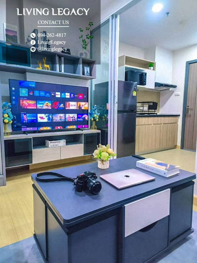 รูป TGPXKZ เช่าด่วน คอนโด Supalai Veranda Ramkhamhaeng 28 ตร.ม. | ชั้น 31 | 1 ห้องนอน | 1 ห้องน้ำ | 12,000 บาท/เดือน | LINE: @livinglegacy - รูปที่ 4/9