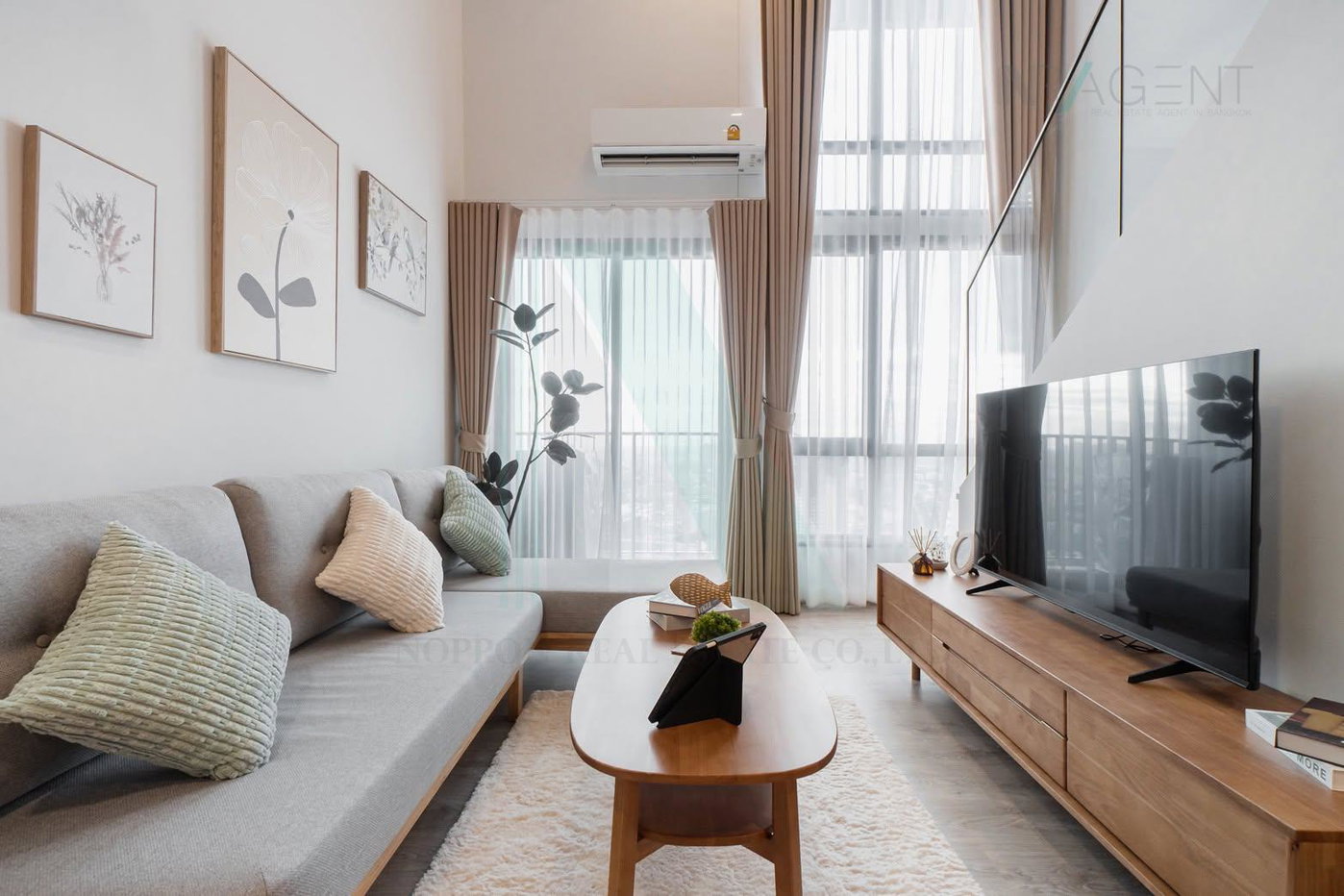 รูป 🚩 ให้เช่าคอนโด เดอะทรี พัฒนาการ - เอกมัย อาคาร 1 ชั้น 29 Duplex 2 ห้องนอน ขนาด 55 ตรม ใกล้ ทางด่วนรามอินทรา-อาจณรงค์ - รูปที่ 1/8