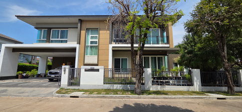 บ้านเดี่ยว 2 ชั้น หลังมุม โครงการลัดดารมย์ บางแก้ว บรรยากาศเป็นส่วนตัว พื้นที่กว้าง ใกล้ Mega Bangna เพียง 1 กม. ทำเลดี เดินทางสะดวก