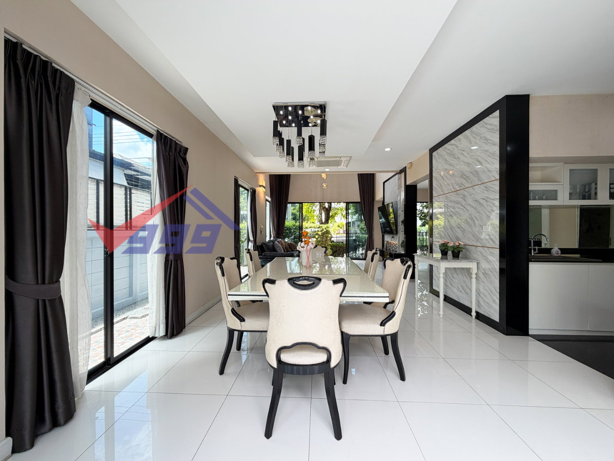 รูป 🏡 ให้เช่าบ้าน - บ้านลุมพินี สวนหลวง ร.9 สไตล์ Modern Luxury แปลงมุมส่วนตัวสูง ลมดี แสงเข้าทั่วบ้าน REF. 067HSRK - รูปที่ 7/32
