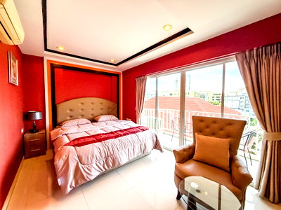คอนโดให้เช่า : New Nordic VIP 6 Sea View Studio Condo for Rent Pratumnak