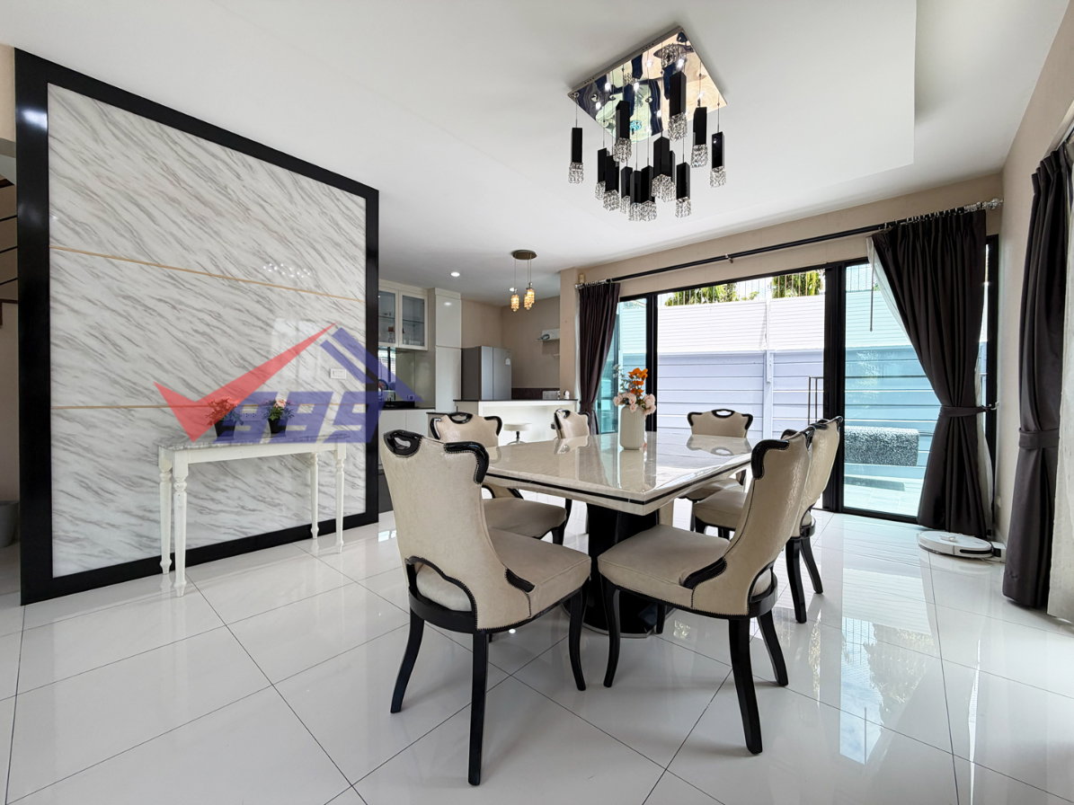 รูป 🏡 ขายบ้าน - บ้านลุมพินี สวนหลวง ร.9 สไตล์ Modern Luxury แปลงมุมส่วนตัวสูง ลมดี แสงเข้าทั่วบ้าน REF. 067HSRK - รูปที่ 6/33