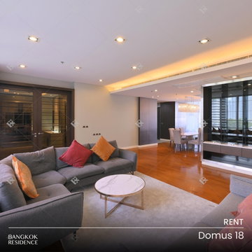 Rental Condo 💫 Domus 16 & 18, 4BR 300 sqm 180K 🌠 Brand New Unit Fully Furnished with Appliances near BTS Asok