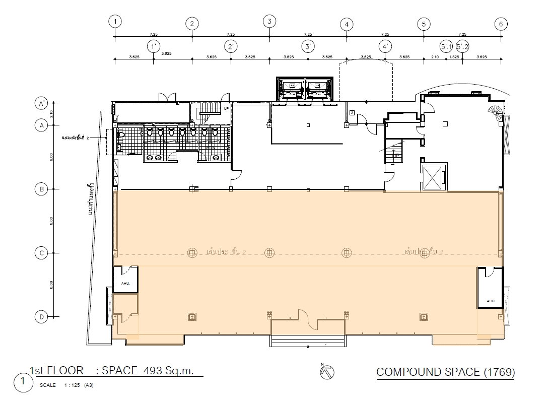 รูป Compound Space 493ตรม ชั้น1 ออฟฟิศให้เช่า ทำเลถนนเพชรบุรีตัดใหม่ ใกล้ MRT เพชรบุรี ARL มักกะสัน เหมาะทำโชว์รูม คลีนิค ศูนย์ฟิตเนส - รูปที่ 4/7