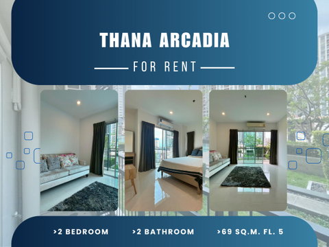 🌟 ให้เช่าคอนโด Thana Arcadia ห้องใหญ่ 69 ตร.ม. ใกล้ MRT บางยี่ขัน เพียง 28,999 บาท/เดือน 🌟