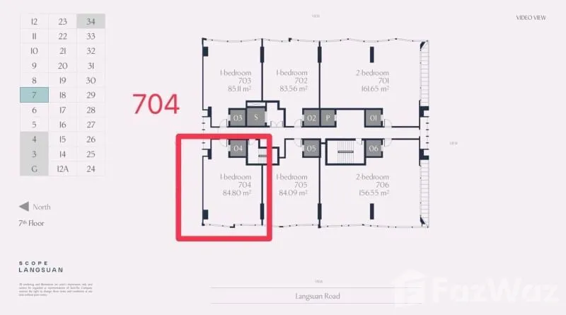 รูป ขาย คอนโด 1 ห้องนอน ในโครงการ สโคป หลังสวน 6468352 - รูปที่ 6/25