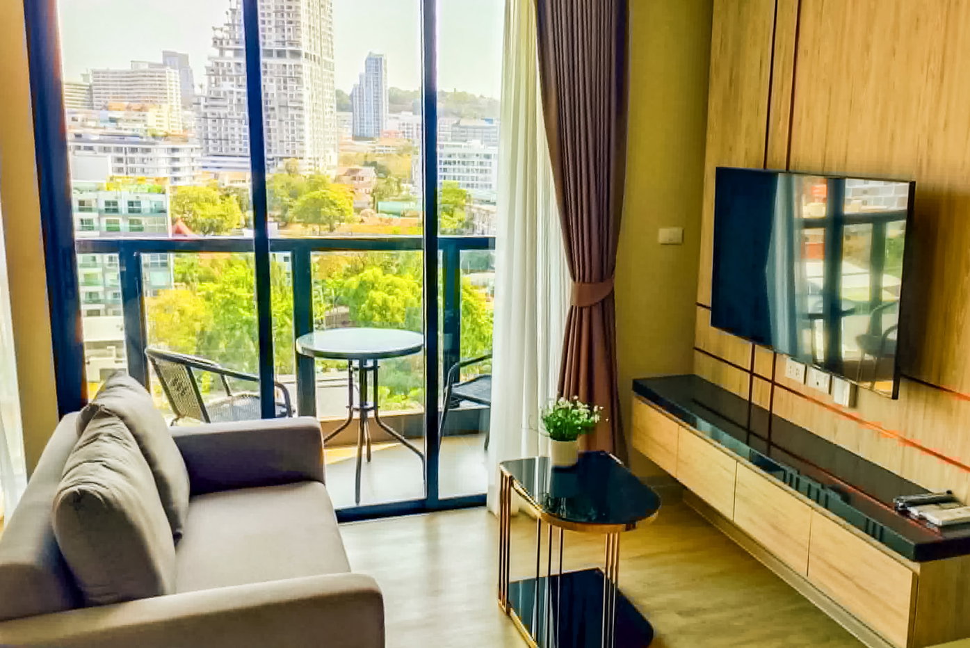 รูป The Panora Pratumnak Studio Condo for Rent High Floor Pattaya - รูปที่ 2/9