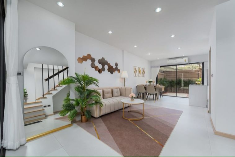 ปล่อยเช่าทาว์นโฮม3.5ชั้นHaus nicheใกล้ISBแจ้งวัฒนะ
