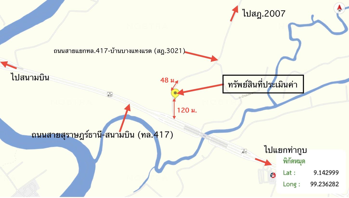 รูป ที่ดินว่างเปล่า 379.5 ตร.วา เมืองสุราษฎร์ธานี สุราษฎร์ธานี 1.7M - รูปที่ 14/14