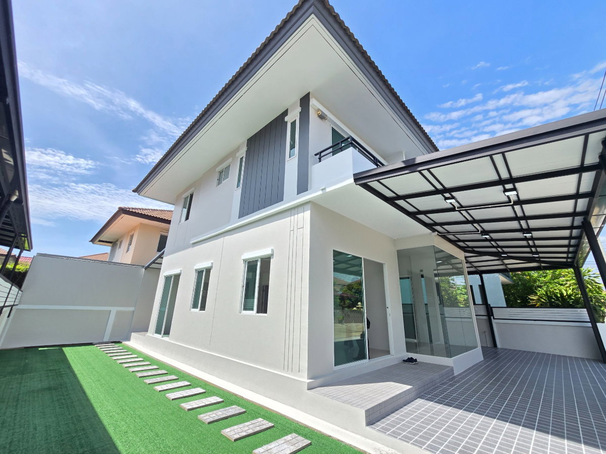 รูป บ้านเดี่ยวหลังใหญ่ เนื้อที่กว้าง ราคาถูก หมู่บ้าน เดอะทรัสต์วิลล์ วัชรพล-หทัยราษฎร์ ซอยหทัยราษฎร์56 บึงคำพร้อย ลำลูกกา ปทุมธานี ทำเลดี พร้อมอยู่ - รูปที่ 8/33