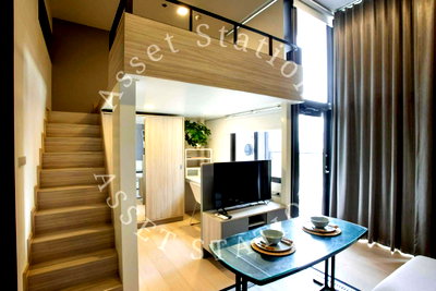 คอนโดให้เช่า : ✨พร้อมเช่า Chewathai Residence Asoke ห้อง Duplex สุดว้าว วิวสวย ทำเลดีสุดใจกลางรัชดา ใกล้ MRT พระราม 9🚅