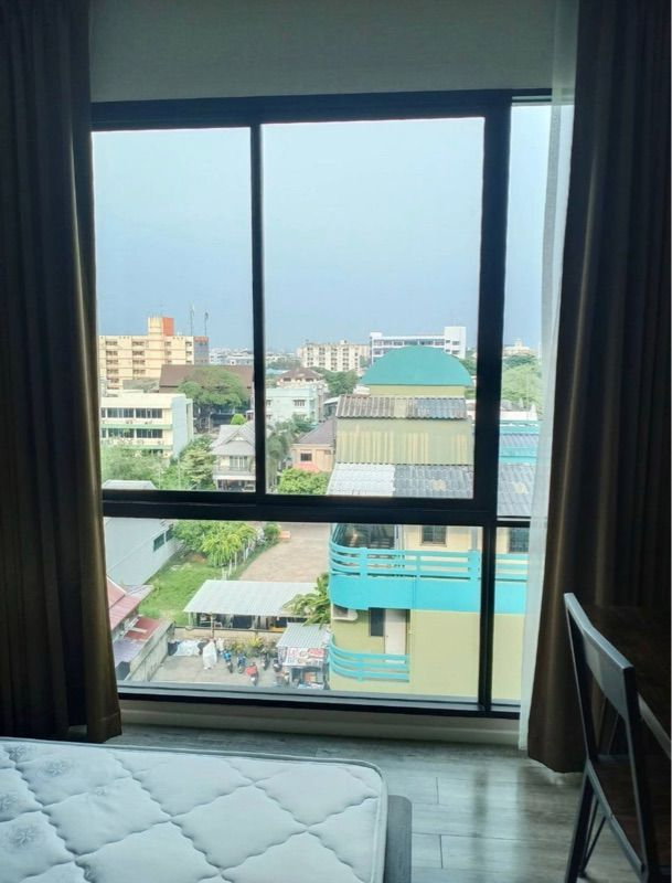 picture Urgent sale! Selling at a loss. Brown Condo, Ratchada 32, 7th floor, 2-way view. - 4/11