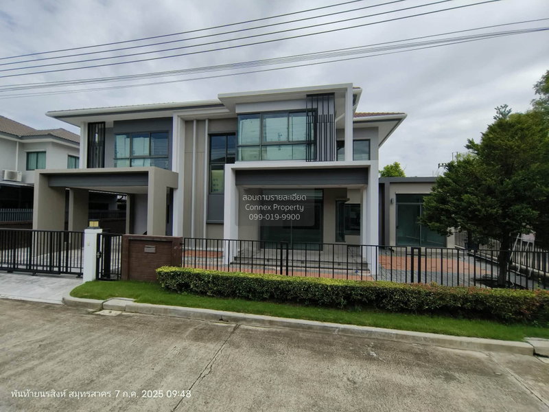 Houses for sale : For Sale House , THE GRAND RAMA 2 , corner unit , Phanthai Norasing , Mueang Samut Sakhon , Samut Sakhon , CX-160097 ✅ Live chat with us ADD LINE @connexproperty ✅