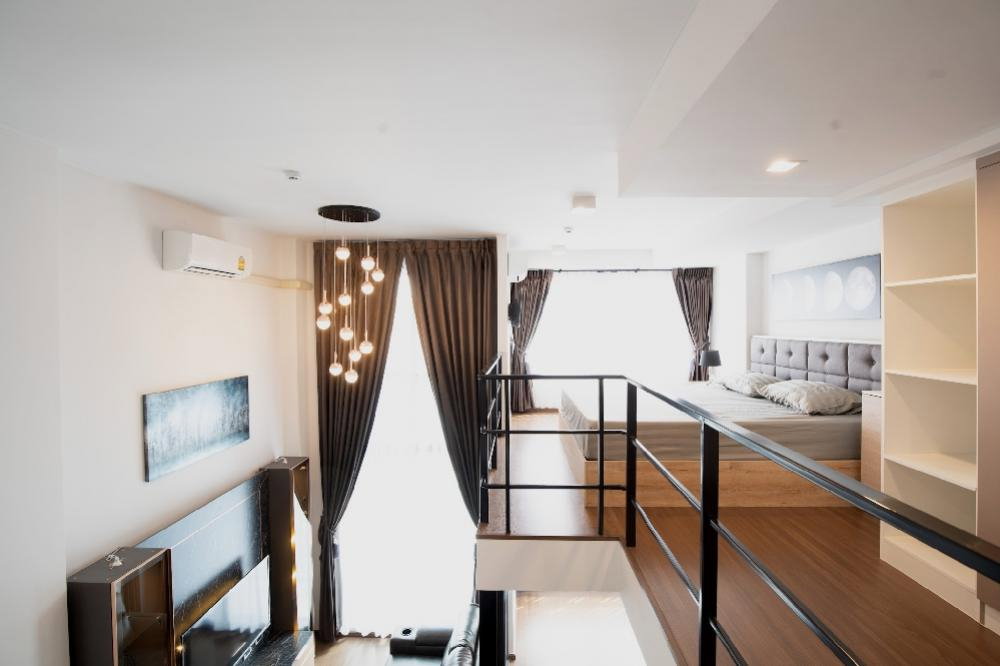 รูป 🔥 IDEO New Rama 9 ห้อง Duplex 2 ห้องนอน ชั้นสูง เพียง 25,000 บาท ✨ 50 ตร.ม. ชั้น 22 เพดานสูง วิวเมืองสวย ทำเล New CBD พร้อมเข้าอยู่ - รูปที่ 4/12