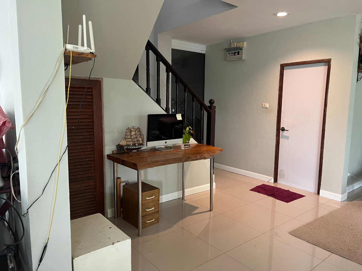 รูป ขายบ้านประชาอุทิศ บ้านฟ้ากรีนพาร์คธนบุรีรมย์ประชาอุทิศ สุขสวัสดิ์พระราม3 หลังริม 71.7ตารางวา พื้นที่สวน ทำเลต้นโครงการ ราคาถูกที่สุดในโครงการ 3.9ล้าน - รูปที่ 24/37