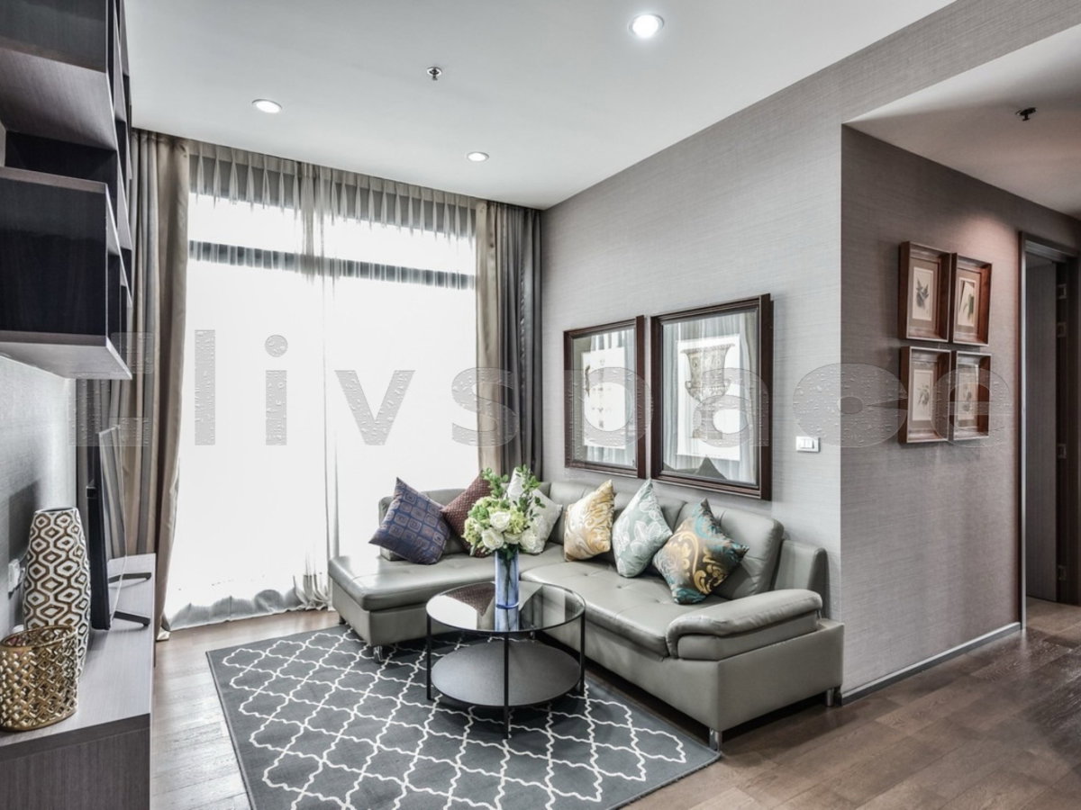 รูป ▚ LK131ツ The Diplomat Sathorn [ชั้นสูงวิวไม่บล็อก • ห้องสวยพร้อมอยู่] - 2 ห้องนอน 2 ห้องน้ำ 77 ตร.ม. - รูปที่ 1/8