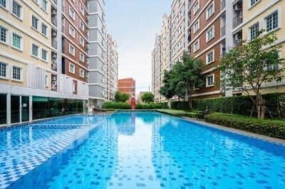 รูป ปล่อยห้องเช่า Tulip Square Condo🌃 ตึก Grand, Phase 1 ชั้น 5 มีสระน้ำและฟิตเนตเล่นฟรี. พร้อมเข้า - รูปที่ 6/7
