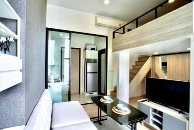 คอนโดให้เช่า : 📌 ให้เช่าคอนโด ชีวาทัย เรสซิเดนซ์ อโศก อาคาร 1 ชั้น 10 Duplex ขนาด 35.00 ตรม ใกล้ ตลาดอยู่เจริญ