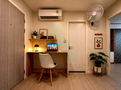 Condos for rent : 🔺 For Rent Condo ATMOZ TROPICANA BANGNA Building 1, Floor 2,1 bed room, Room size 25 sqm