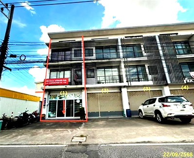 ขายอาคารพาณิชย์ : อาคารพาณิชย์ 26.6 ตร.วา เมืองอุบลราชธานี อุบลราชธานี 3.8M