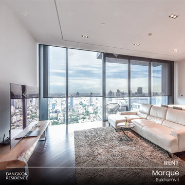 Rental Condo ð Marque Sukhumvit, 3br 155.88 sq.m. 220K ðŦ Spacious unit with stunning open city views, near BTS Phrom Phong