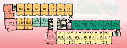 คอนโด 1-ห้องนอน ที่ ไลฟ์ แอท สุขุมวิท 65 ใกล้ BTS พระโขนง (ID 2999676)