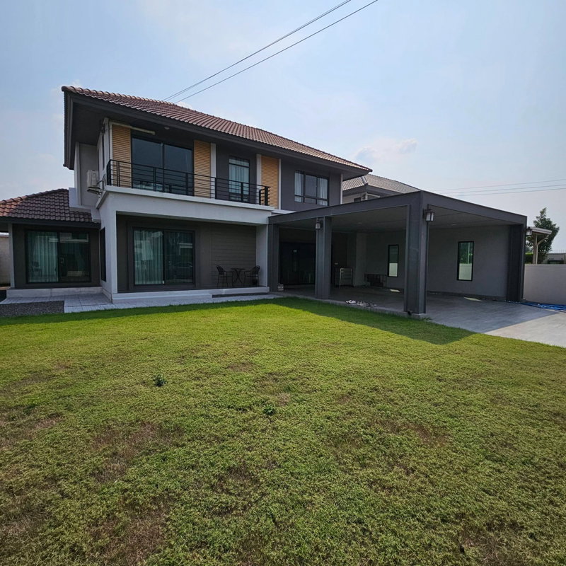 ขายบ้านเดี่ยว : S1385 🏡✨ ขายด่วน บ้านเดี่ยว 2 ชั้น หมู่บ้านเพฟ รามอินทรา–วงแหวน Type ใหญ่สุด ราคาเพียง 9,500,000 บาท