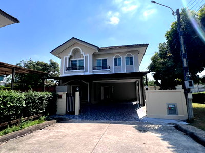 Houses for sale Bangkok : 🔥 Luxury Detached House for Sale at Passorn Prestige Onnut | Near Airport Rail Link Ban Thap Chang Station