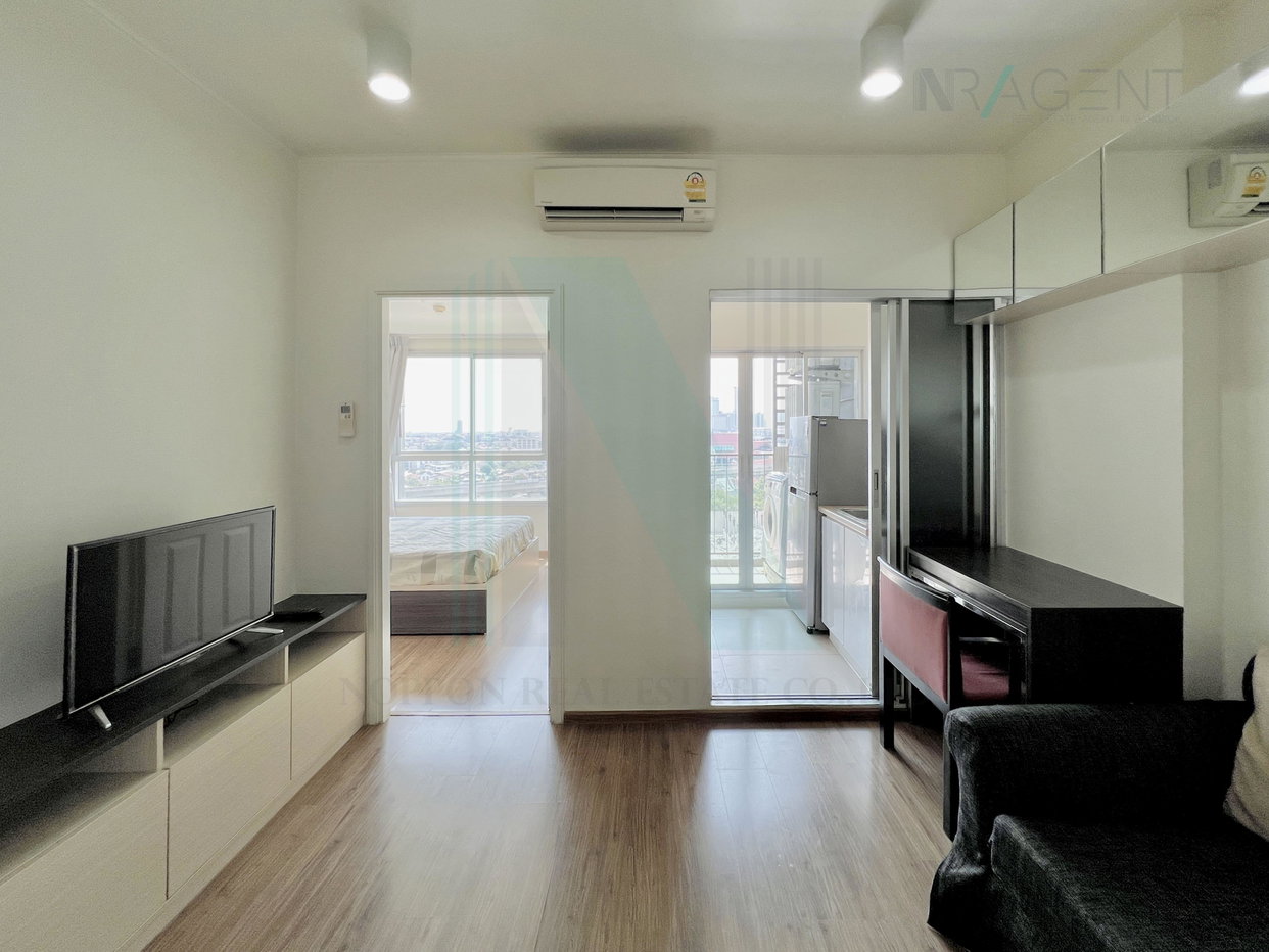 รูป ให้เช่าคอนโด ยู ดีไลท์ รัตนาธิเบศร์ อาคาร B ชั้น 12 1 ห้องนอน ขนาด 31 ตรม ใกล้ เอเวอรี่ มอลล์ - รูปที่ 3/8