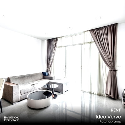 Condos for rent : Rental Condo 🌠 Ideo Verve Ratchaprarop, 2br 72sq.m. 30K 💚 Spacious furnished unit, near ARL Ratchaprarop 