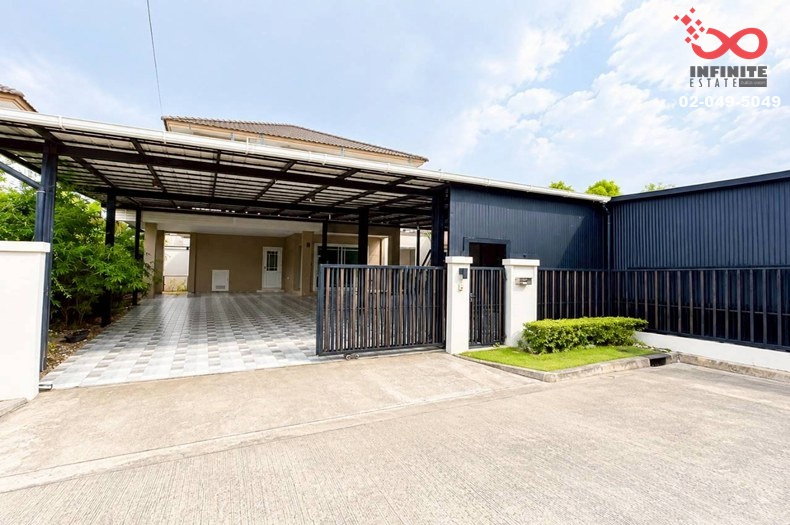 รูป ขายบ้านเดี่ยว 2 ชั้น มัณฑนา รามอินทรา-วงแหวน กาญจนาภิเษก ใกล้แฟชั่นไอส์แลนด์ 87 ตร.ว. จอดรถได้หลายคัน - รูปที่ 1/14