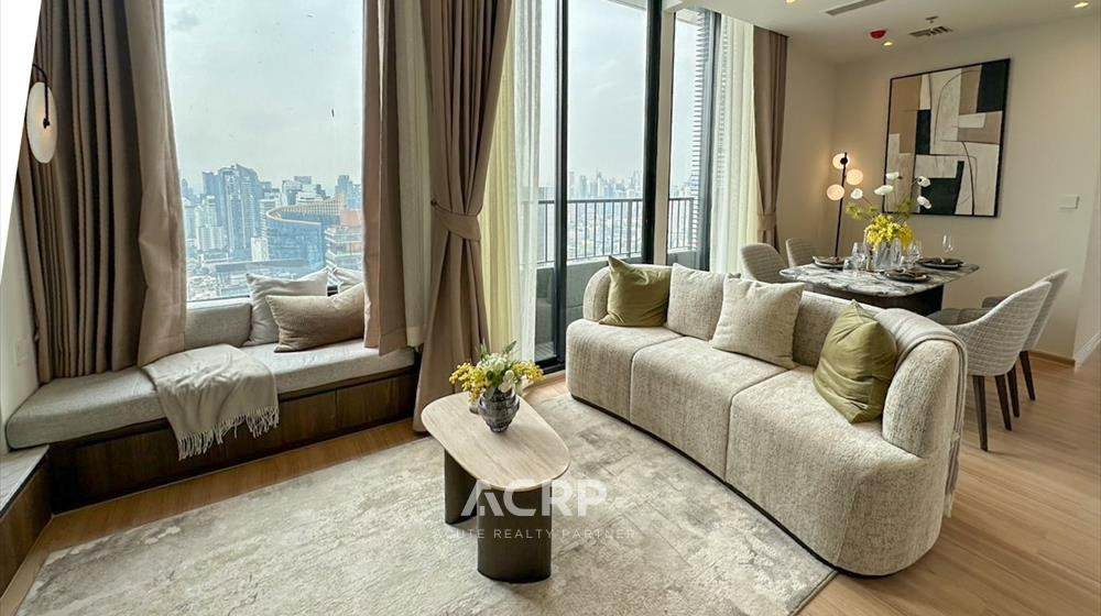picture ✨ Rare Corner Fullplex! Noble Form Thonglor-2Bed 76.96 sq.m. Floor 42, South View, Near Sky Pool.CBD - 1/20