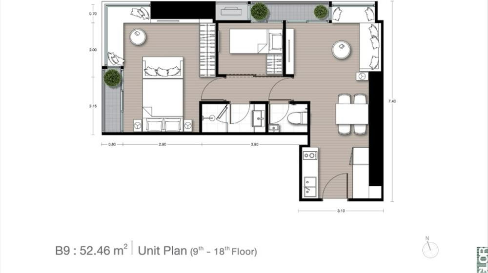 รูป 💎[ขาย] Noble Form Thonglor – 1 Bed Plus   คอนโดหรูใจกลางทองหล่อ ชั้นสูง ทิศเหนือ - รูปที่ 12/21