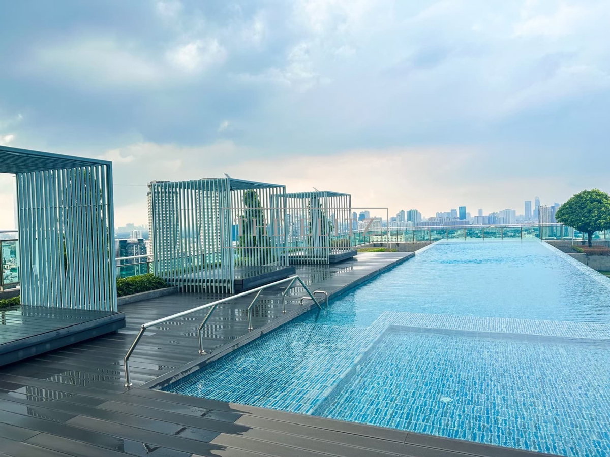 รูป ✨Live in the Heart of Sathorn! Modern 2BR Corner Unit at Centric Sathorn - St.Louis✨ - รูปที่ 12/13