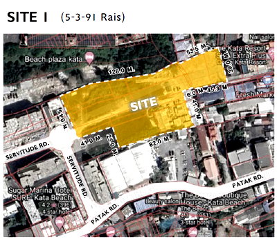 ที่ดิน ภูเก็ต : ขายที่ดิน เจ้าของขายเอง กะตะ ภูเก็ต (เนื้อที่ 5-3-91 ไร่)