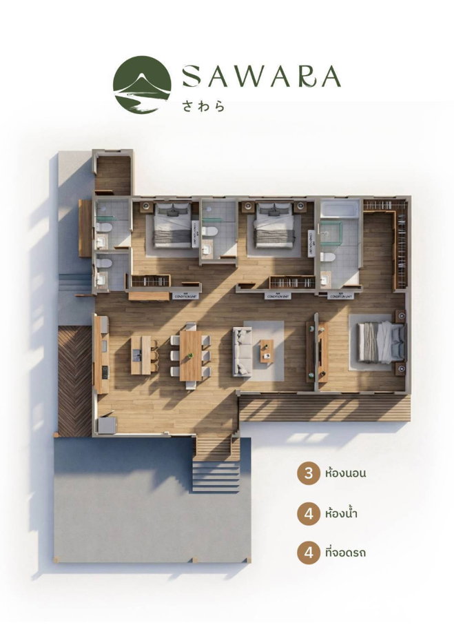 รูป ขายบ้านสร้างใหม่ สไตส์ญี่ปุ่น มูจิ มินิมอล สันผักหวาน หางดงเชียงใหม่ ใกล้ตัวเมือง ทำเลดี เดินทางสะดวก ที่ดินกว้าง สวนสวย-SW003799  - รูปที่ 21/21