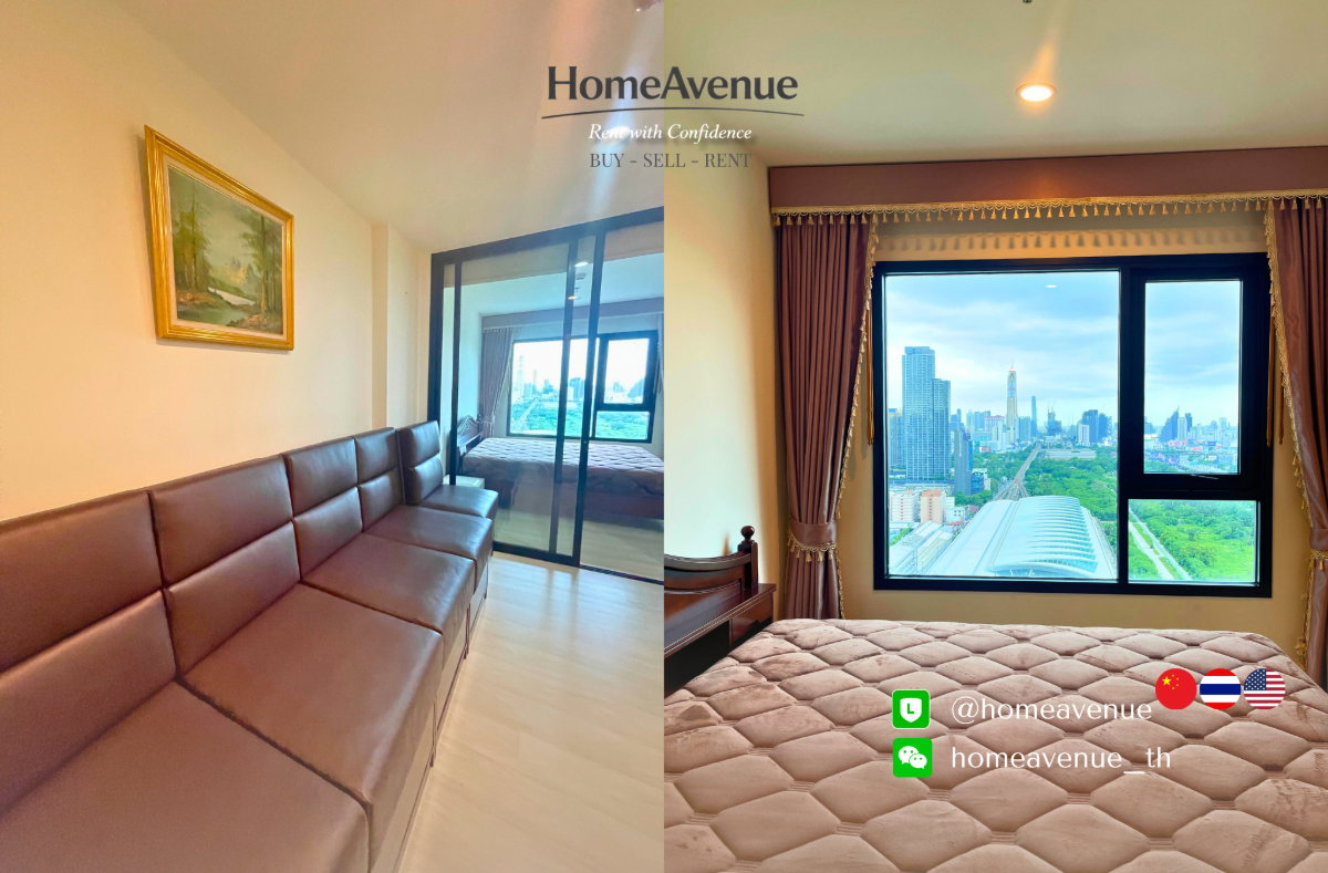 picture ✨ 1 Bedroom 🚇 Near MRT Phetchaburi💥📲 Line: @homeavenue ⭐HA-1566 - 3/5