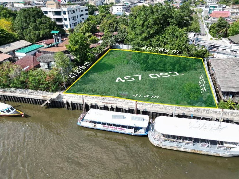 รูป ที่ดินหายากติดคลองบางกอกน้อย บรรยากาศระดับ5ดาว - รูปที่ 3/8