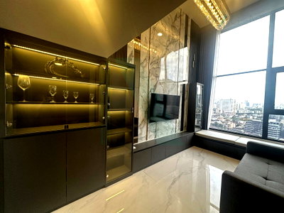 Condos for rent : For Rent Condo SOHO BANGKOK RATCHADA Building 1, Floor 15,Duplex 2 bed room, Room size 48 sqm