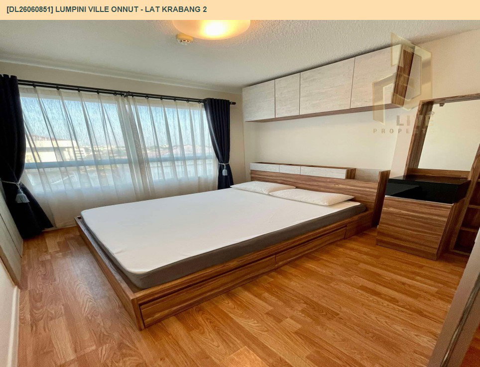 รูป DL26060851 ให้เช่าคอนโด ลุมพินี วิลล์ อ่อนนุช - ลาดกระบัง 2 (Lumpini Ville Onnut - Lat Krabang 2 ) ใกล้ - พร้อมเข้าอยู่ โทรด่วน 0653619502 LineID @952jdxxk - รูปที่ 5/6