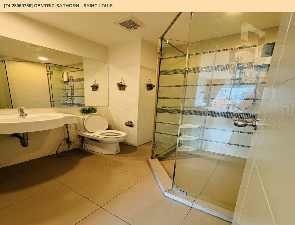 รูป DL26060769 ให้เช่าคอนโด เซ็นทริค สาทร - เซนต์หลุยส์ (Centric Sathorn - Saint Louis) ใกล้ BTS สุรศักดิ์ พร้อมเข้าอยู่ โทรด่วน 0638692663 LineID @952jdxxk - รูปที่ 7/8
