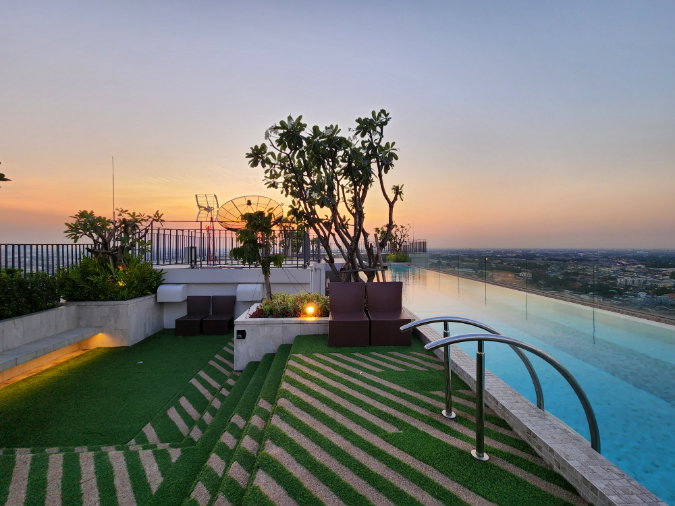 รูป **ห้องสวยว่างสิ้นเดือนนี้ครับผม ทิศใต้ลมดี เพดานสูง 2.65 เมตร ** ให้เช่า The Tree จรัญ 30 ทำเล ไฟฉาย-ศิริราช สังคมดี SN494.10 - รูปที่ 37/57