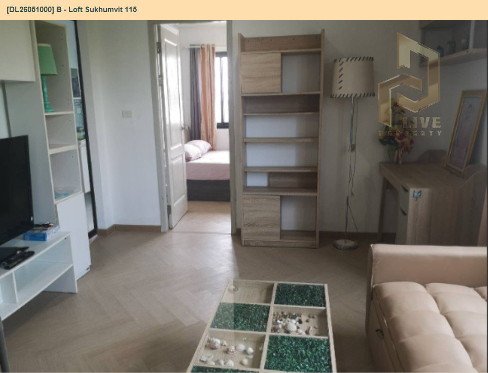 รูป DL26051000 ให้เช่าคอนโด บี ลอฟท์ สุขุมวิท 115 (B - Loft Sukhumvit 115) ใกล้ BTS ปู่เจ้า พร้อมเข้าอยู่ โทรด่วน 0614453194 LineID @952jdxxk - รูปที่ 2/5