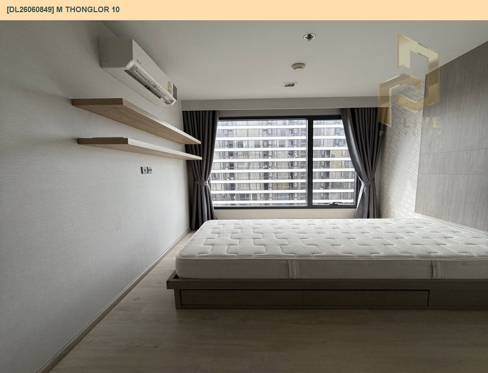 รูป DL26060849 ให้เช่าคอนโด เอ็ม ทองหล่อ 10 (M Thonglor 10) ใกล้ BTS เอกมัย พร้อมเข้าอยู่ โทรด่วน 0653619502 LineID @952jdxxk - รูปที่ 9/13