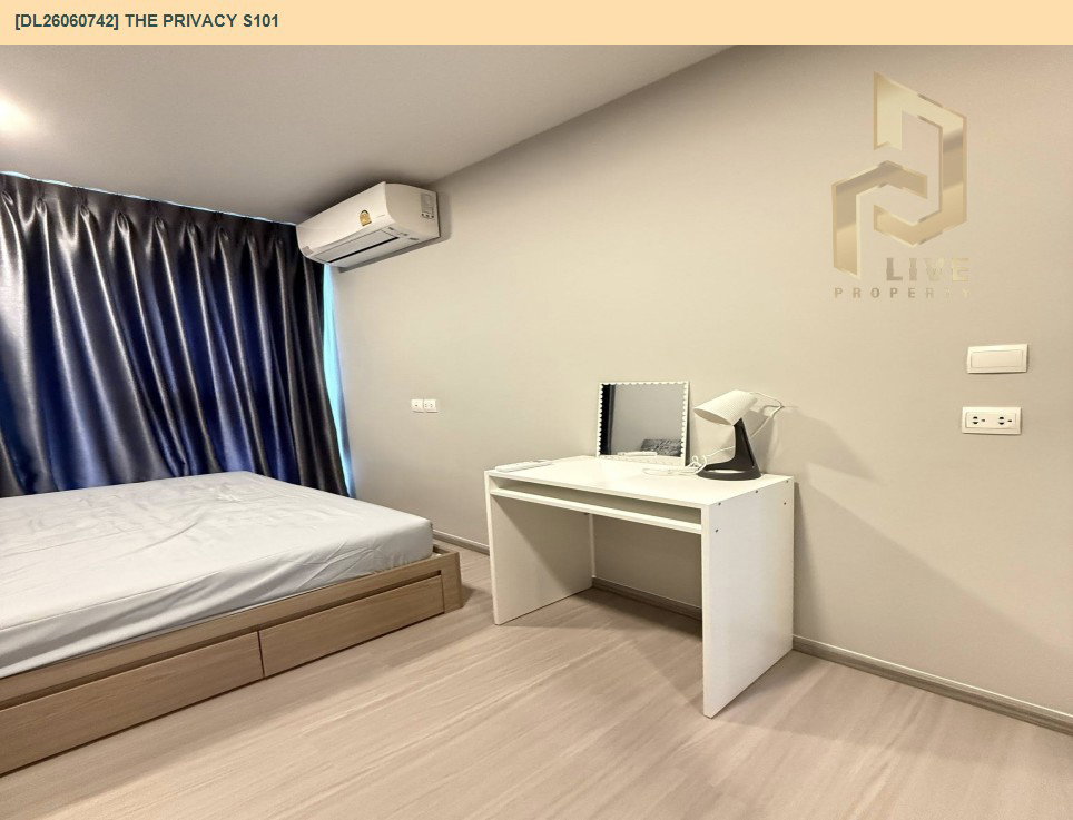 รูป DL26060742 ให้เช่าคอนโด เดอะ ไพรเวซี่ เอส 101 (THE PRIVACY S101) ใกล้ BTS ปุณณวิธี พร้อมเข้าอยู่ โทรด่วน 0653619502 LineID @952jdxxk - รูปที่ 15/15