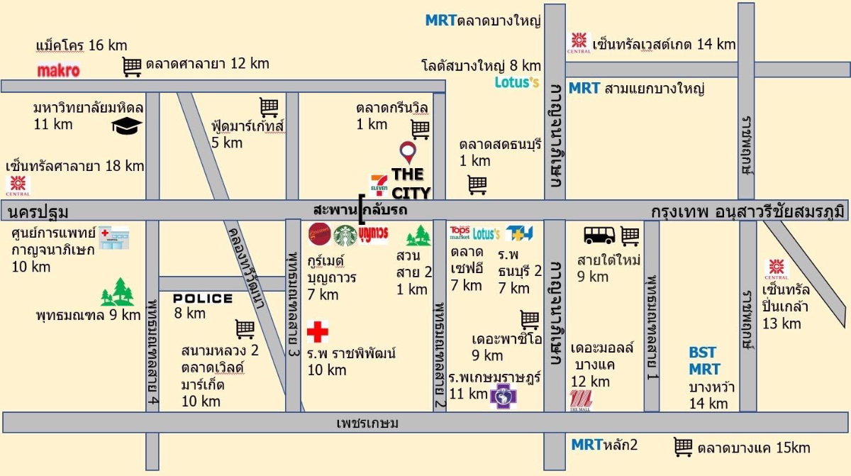 รูป ให้เช่าบ้านเดี่ยวหรู! The City ปิ่นเกล้า บรมราชชนนี 62/4 (H6903) - รูปที่ 19/19