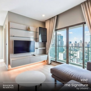 รูปภาพ Rental Condo 💎 The Signature by Urbano, 2br 60 sq.m. 36K 🌠 Premium unit with panoramic view, near BTS Saphan Khwai 
