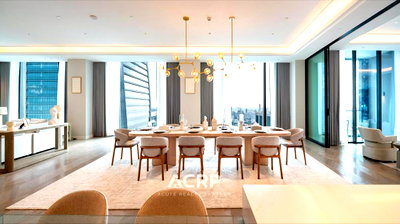 ขายคอนโด : Ultra Rare Penthouse @ One Bangkok – 372 sq.m. Lumpini View, Floor 44. For Sale 310 MB