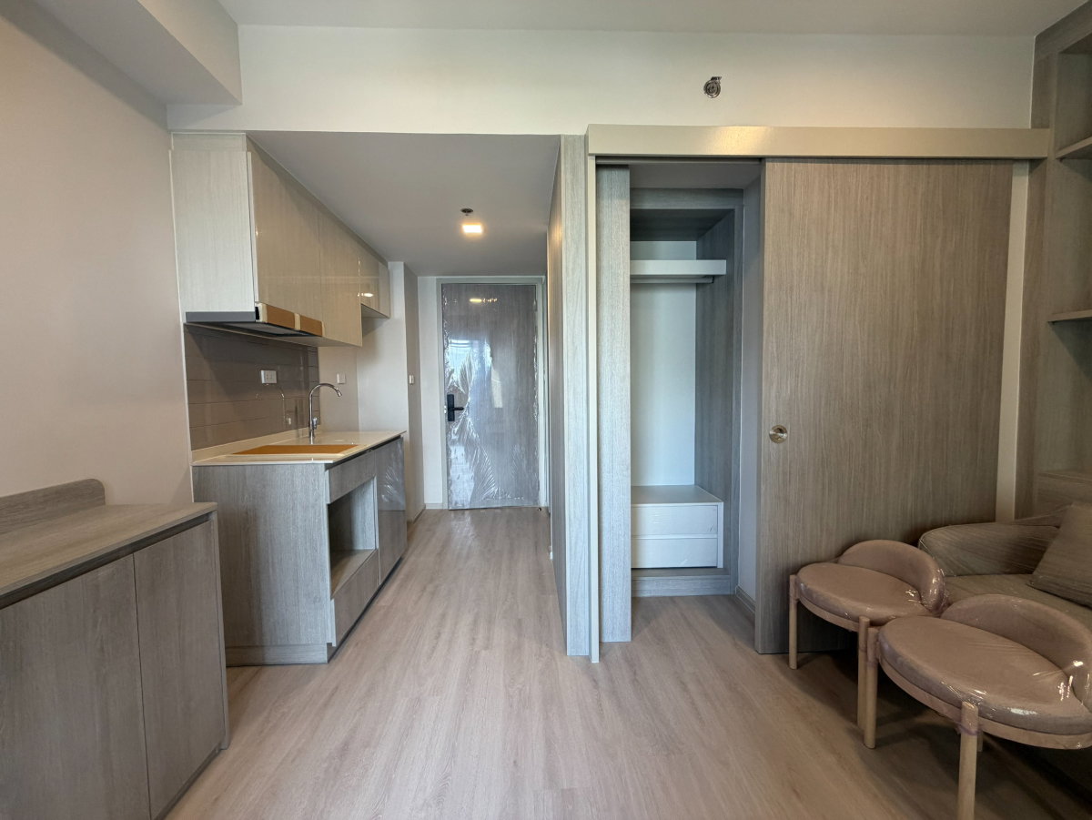 รูป [FOR RENT] ให้เช่าคอนโด COBE รัชดา-พระราม 9 ห้องสตูดิโอขนาดใหญ่ 27.3 ตร.ม. ชั้น 7 พร้อมเข้าอยู่ - รูปที่ 2/7